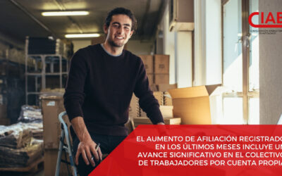 El aumento de afiliación registrado en los últimos meses incluye un avance significativo en el colectivo de trabajadores por cuenta propia